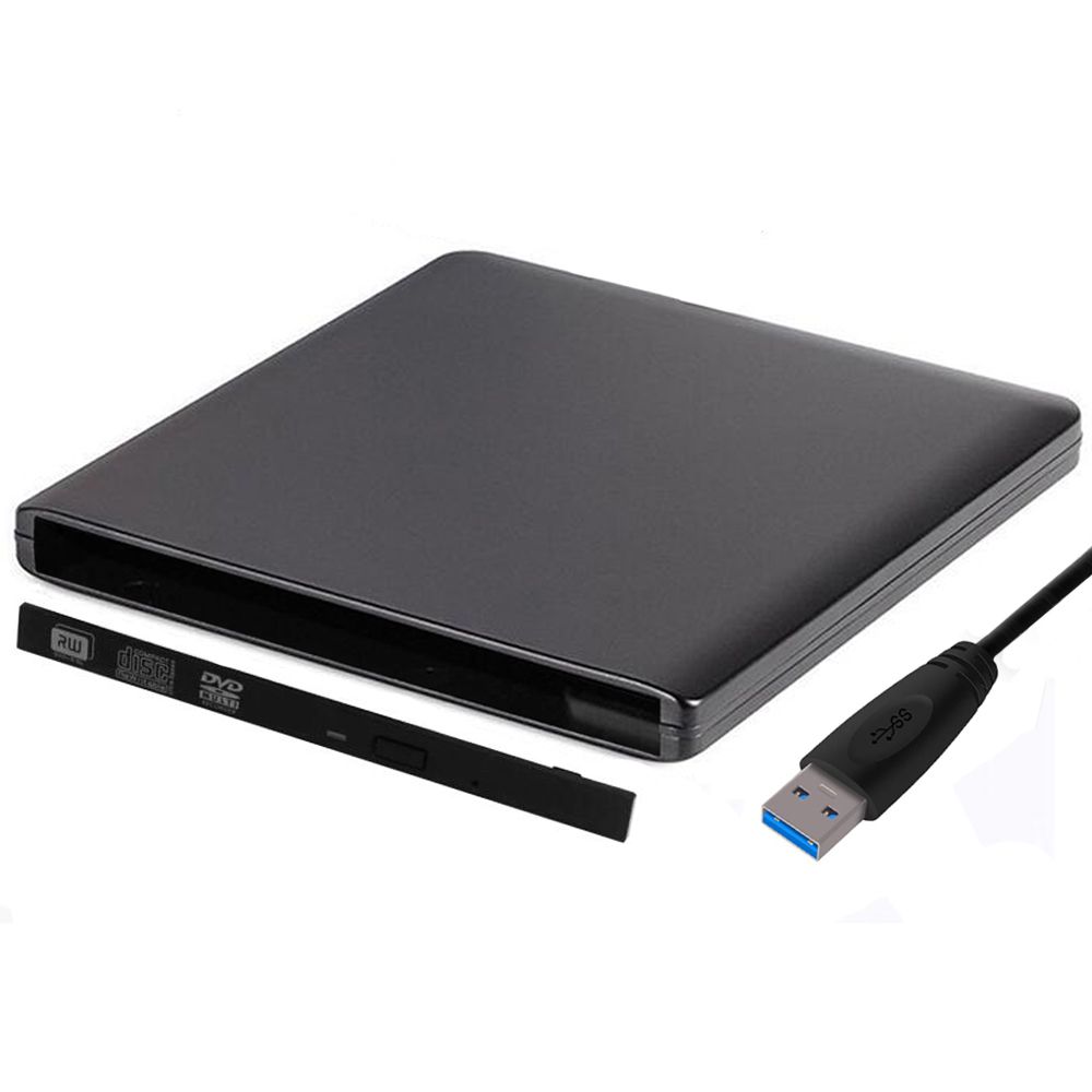 Slim Hard Plastic USB 3.0 SATA 9.0/9.5mm External DVD Enclosure CD-ROM Case For Laptop CD/DVD Blu-ray Optical Drive Wholesale