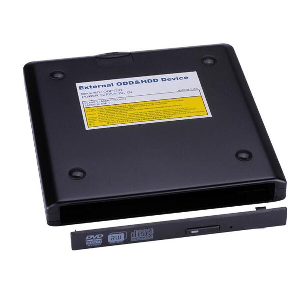 Slim Hard Plastic USB 3.0 SATA 9.0/9.5mm External DVD Enclosure CD-ROM Case For Laptop CD/DVD Blu-ray Optical Drive Wholesale