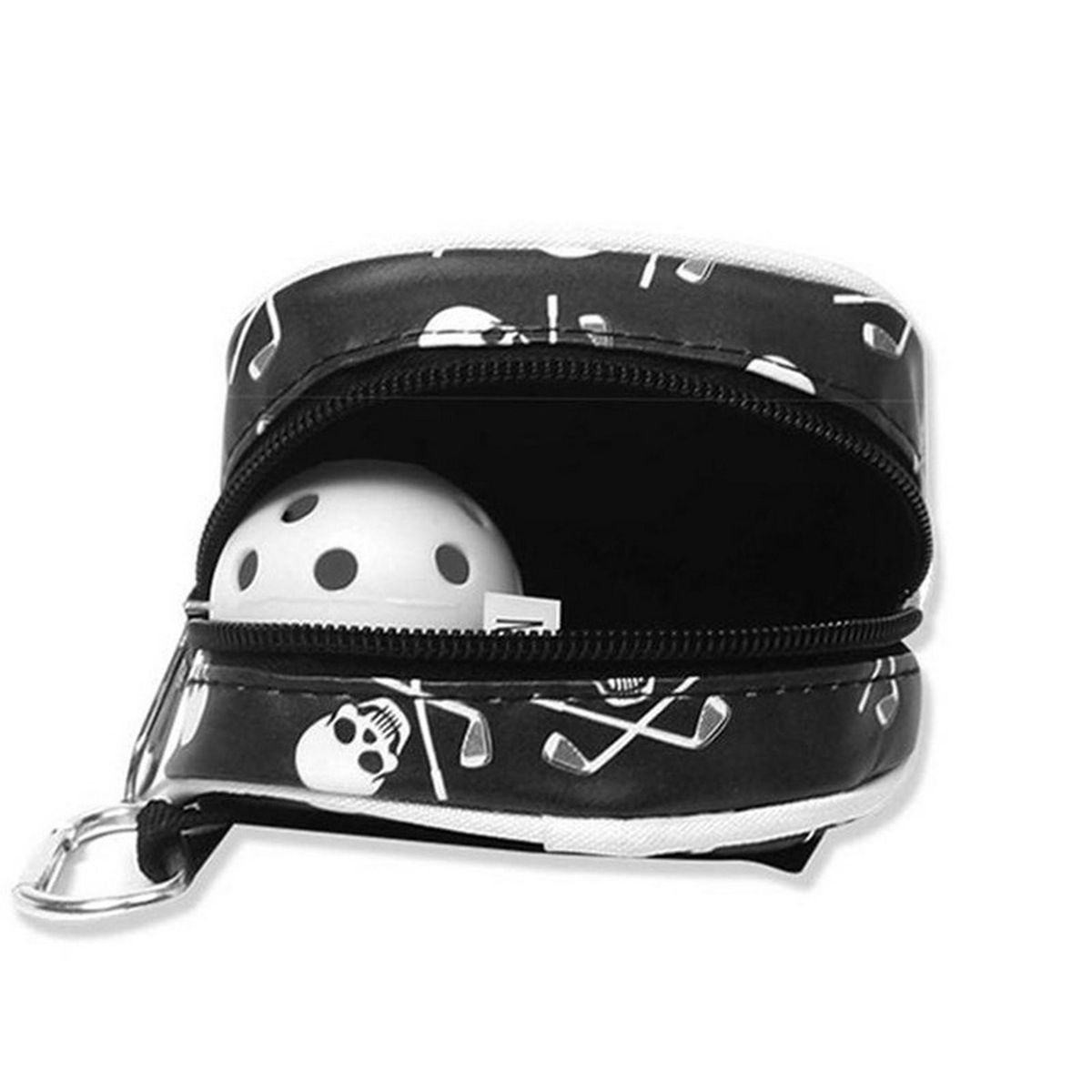 Golf Ball Pouch Lightweight Golf Ball Pocket Black