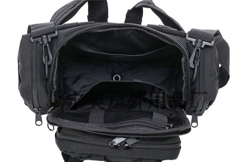 Waterproof Tackle Bag Sea Carp Fishing Case Sack Carryall Waist/Shoulder Hunting-Black