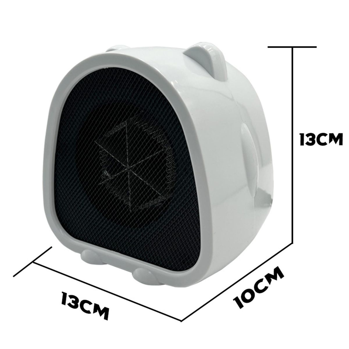 1 Set Mini Heater Air Convection Space Heater White