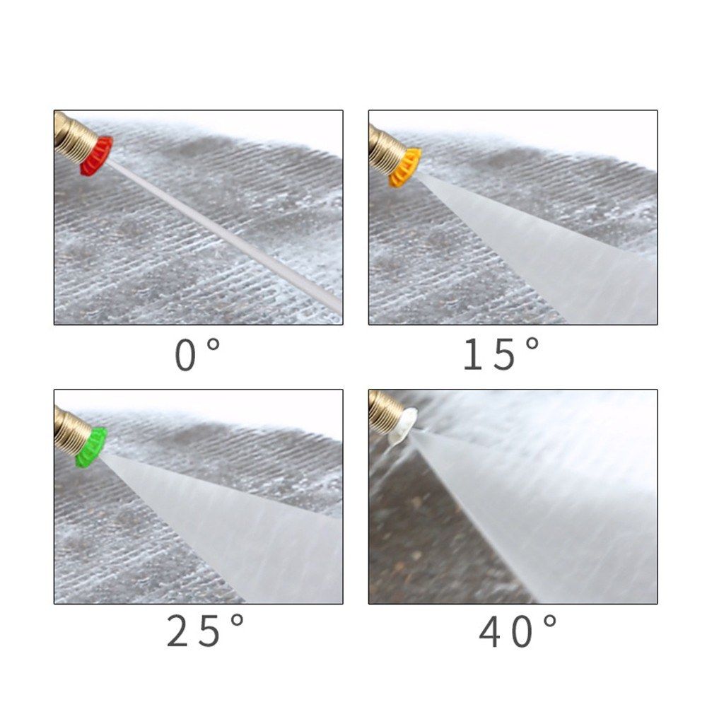 5 Pcs Pressure Washer Nozzle Tips Washer Sprayer Nozzle Tip