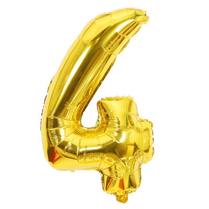 2.5Ft Happy Birthday Foil Party or Wedding Golden Number