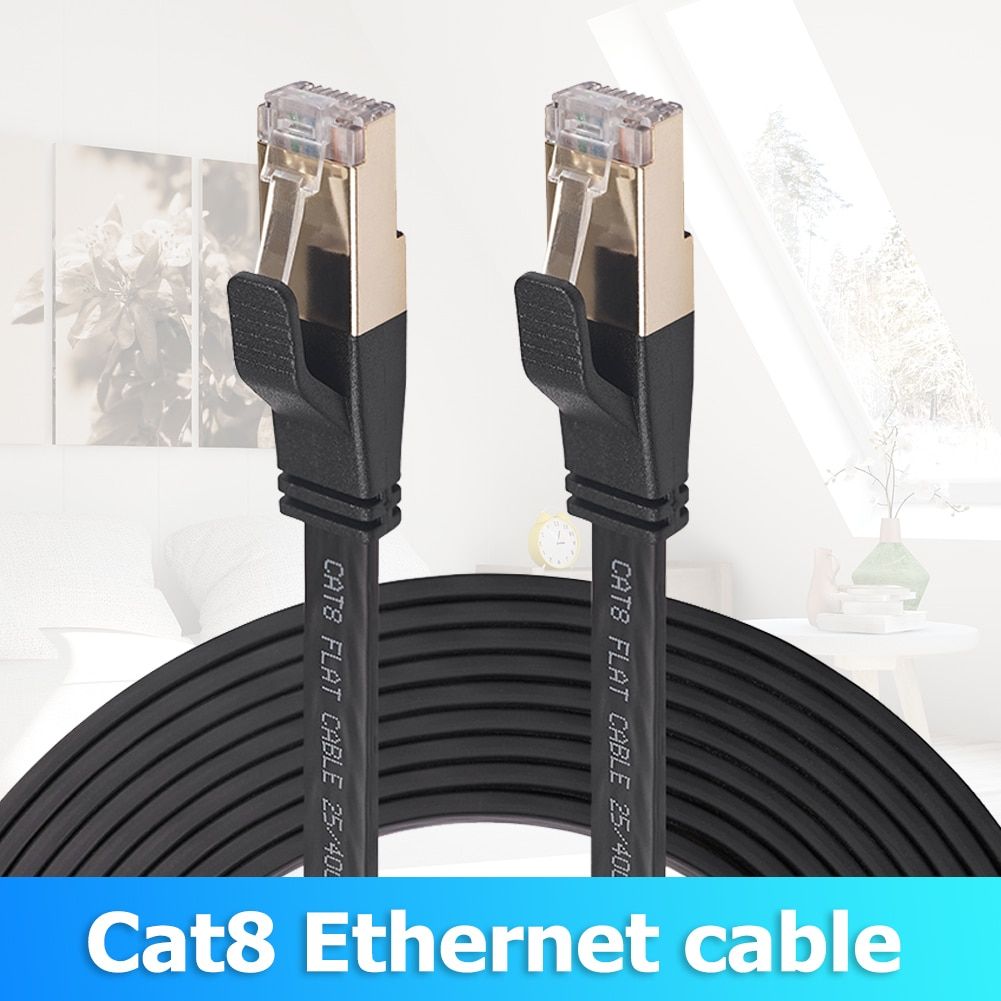 Cat8 Ethernet Cable LAN Patch Cord SFTP 40Gbps Cat 8 RJ45