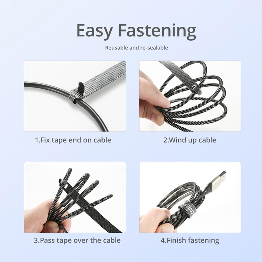 Cable Organizer Wire Winder Cable Holder 140mm For Mouse Cord Earphone Aux USB Cables Management Wire Cable Protector 20PCS