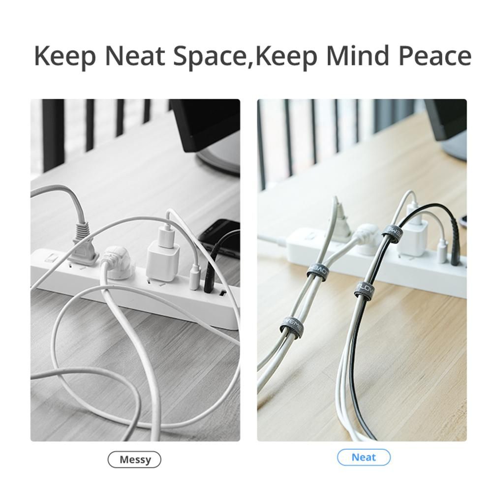 Cable Organizer Wire Winder Cable Holder 140mm For Mouse Cord Earphone Aux USB Cables Management Wire Cable Protector 20PCS