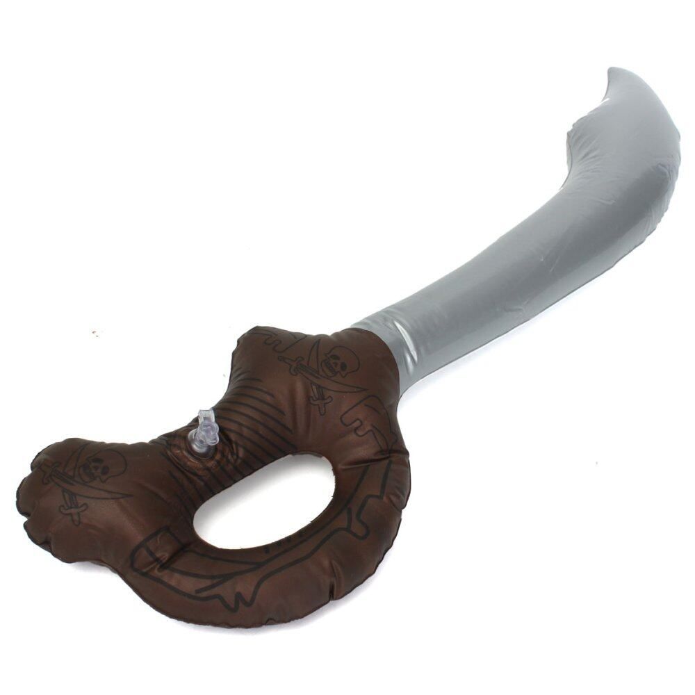 Inflatable Pirate Cutlass Toy Party Bag Fancy Dress Costume Accessories