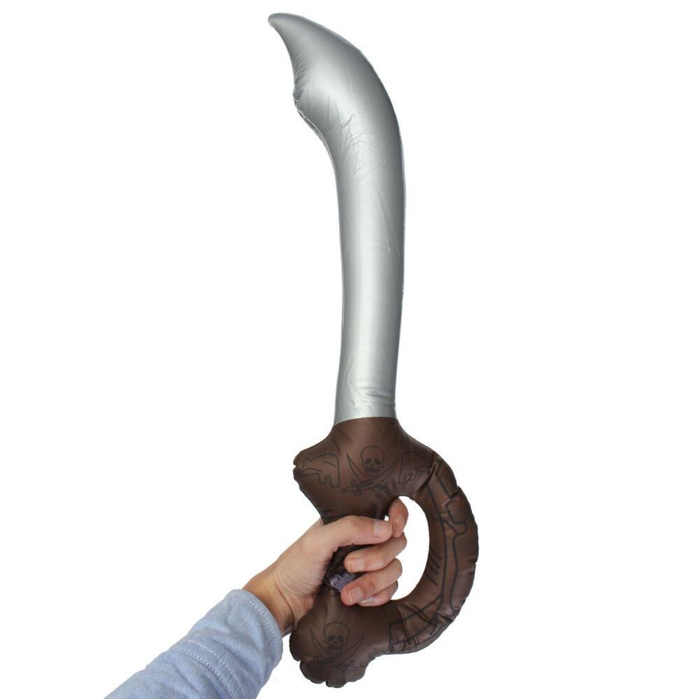 Inflatable Pirate Cutlass Toy Party Bag Fancy Dress Costume Accessories