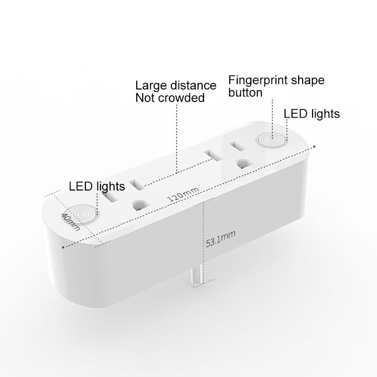 15A WiFi Remote Control Smart Socket