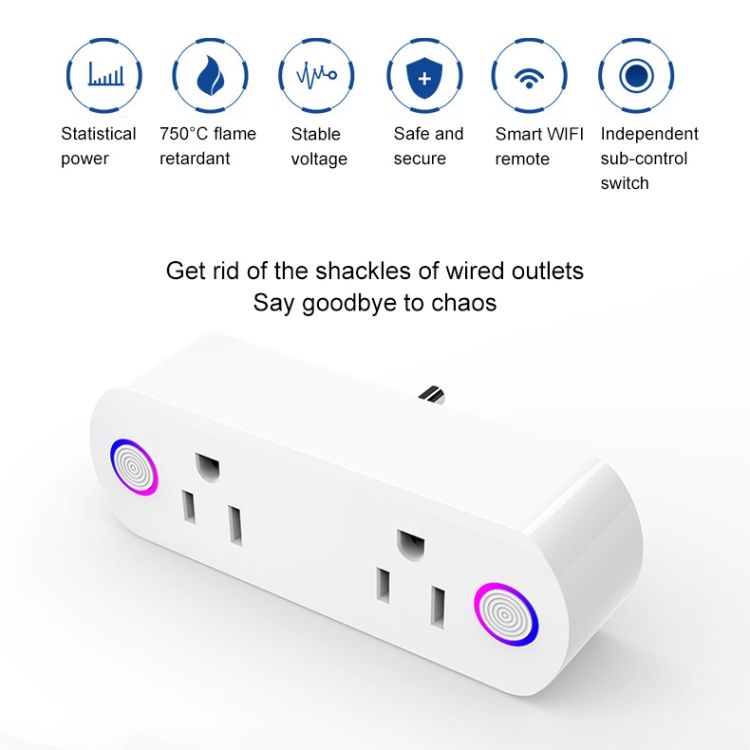 15A WiFi Remote Control Smart Socket