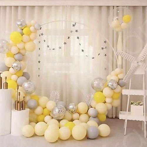 Large Balloon Arch Set Column Stand Base Frame Kit Wedding