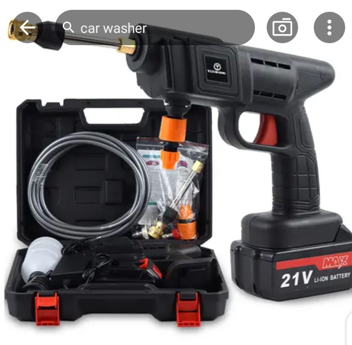 HIGH PRESSURE WIRELESS CAR WASH GADGET AND GARDEN CARE
