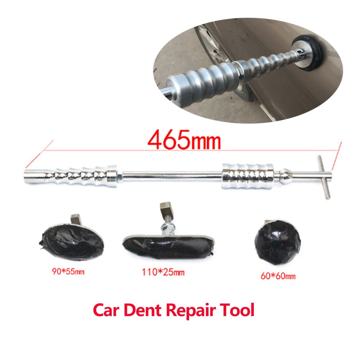 Silver Hammer Manual Puller + 3 Cold Glues Drawing Gasket