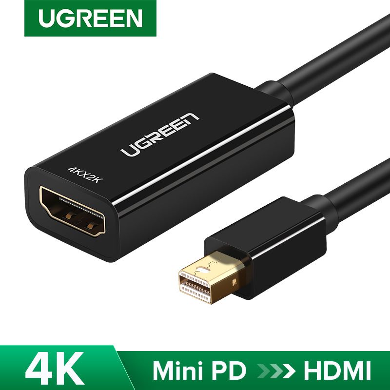 Mini DisplayPort DP To HDMI Adapter Thunderbolt 2.0 4K Cable