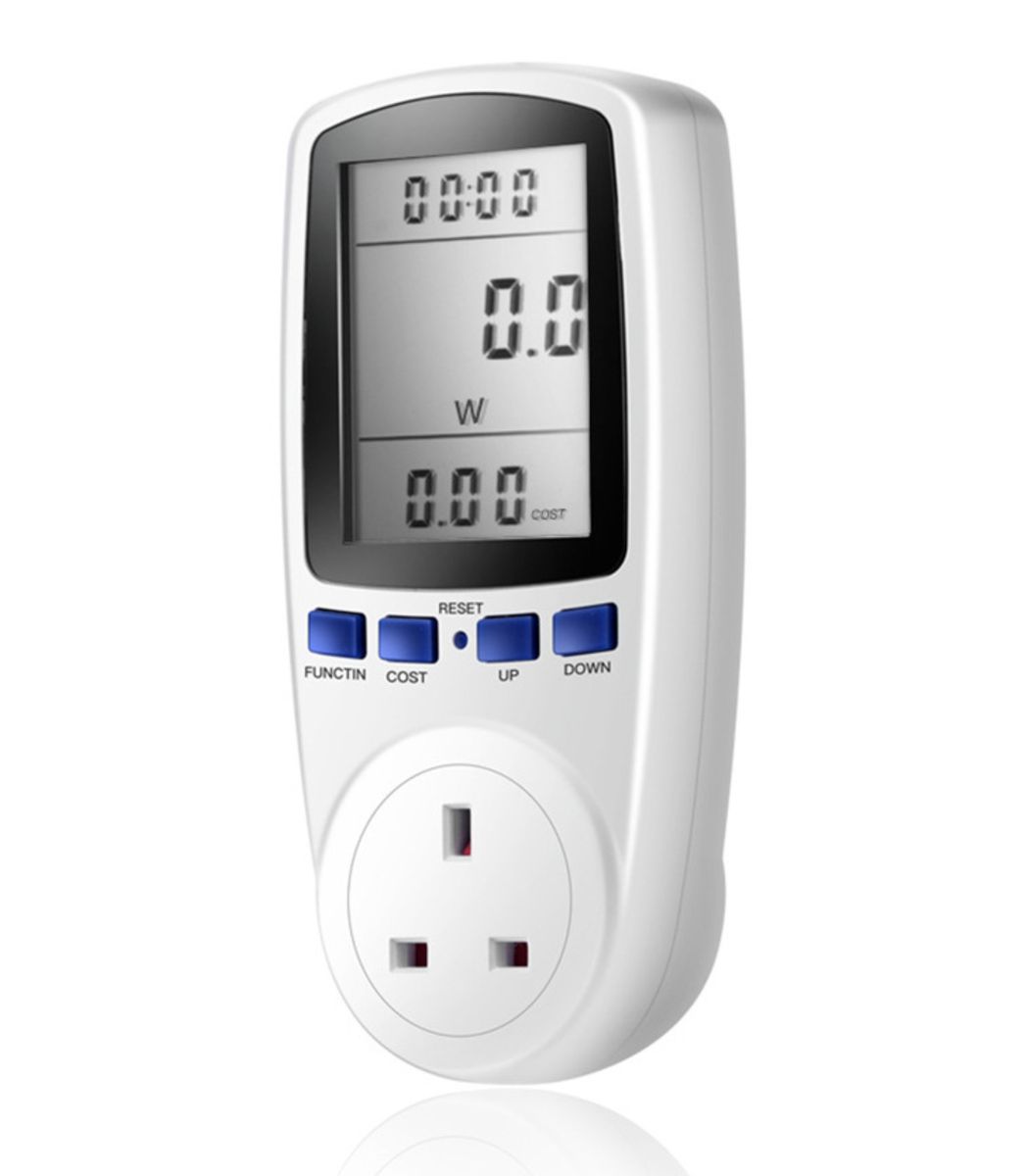 Power Meter - Kilowatt-Hour	 Volts	 Amps & Watt Monitor