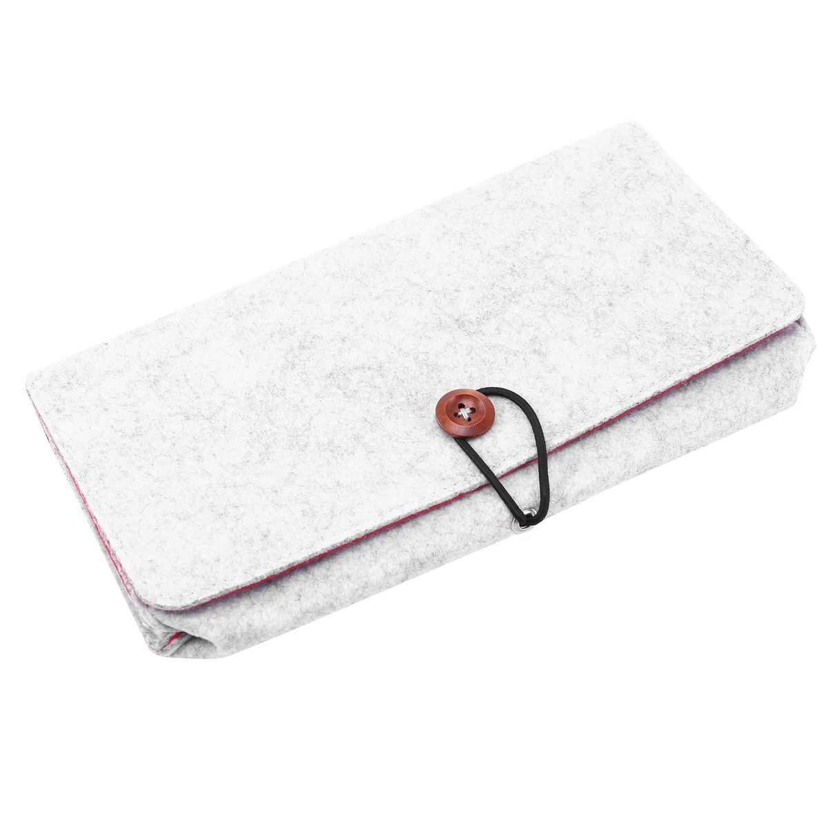 For Nintendo Switch Case - Gray Felt Protective Carry Case Cover Bag Pouch for Nintendo Switch Console