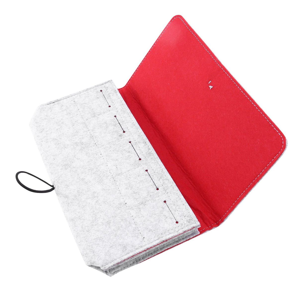 For Nintendo Switch Case - Gray Felt Protective Carry Case Cover Bag Pouch for Nintendo Switch Console