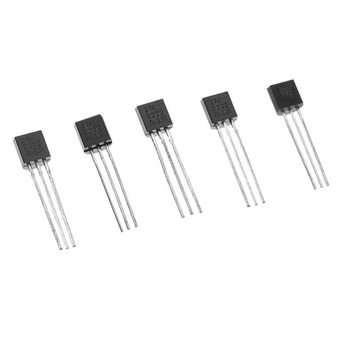100pcs 2N2222 2N 2222 TO92 NPN 40V 08A Transistors Measuring Tools