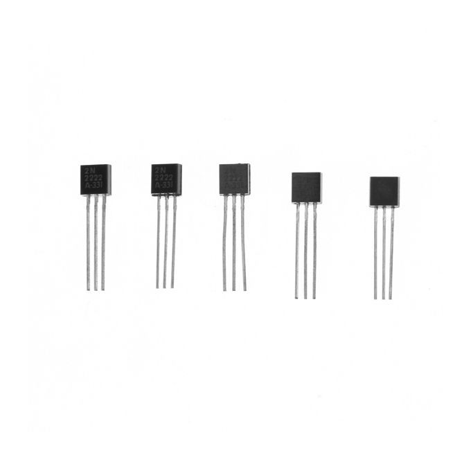 100pcs 2N2222 2N 2222 TO92 NPN 40V 08A Transistors Measuring Tools