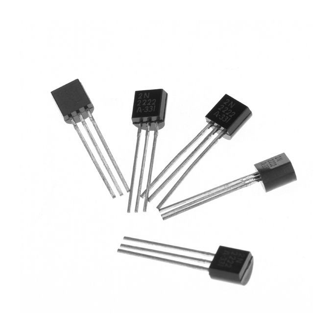 100pcs 2N2222 2N 2222 TO92 NPN 40V 08A Transistors Measuring Tools