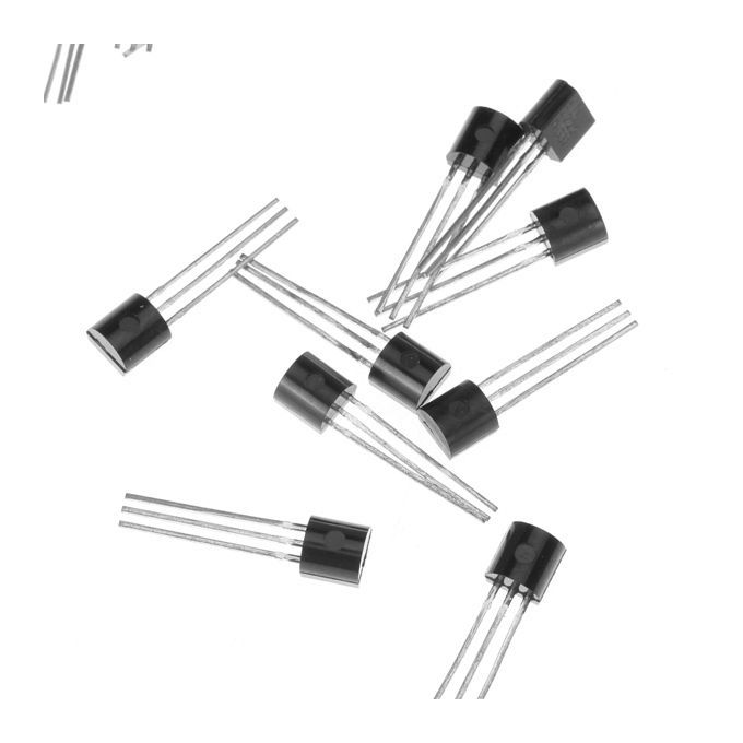 100pcs 2N2222 2N 2222 TO92 NPN 40V 08A Transistors Measuring Tools