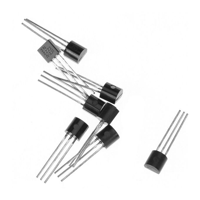 100pcs 2N2222 2N 2222 TO92 NPN 40V 08A Transistors Measuring Tools