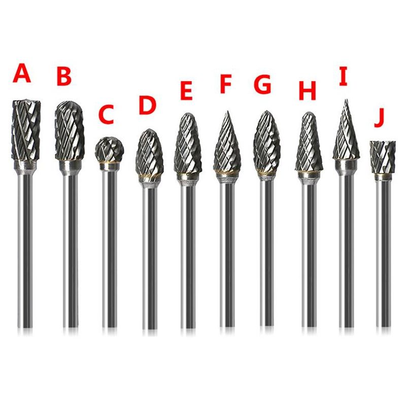 3mm Shank Tungsten Steel Grinding Double Grain Rotary File