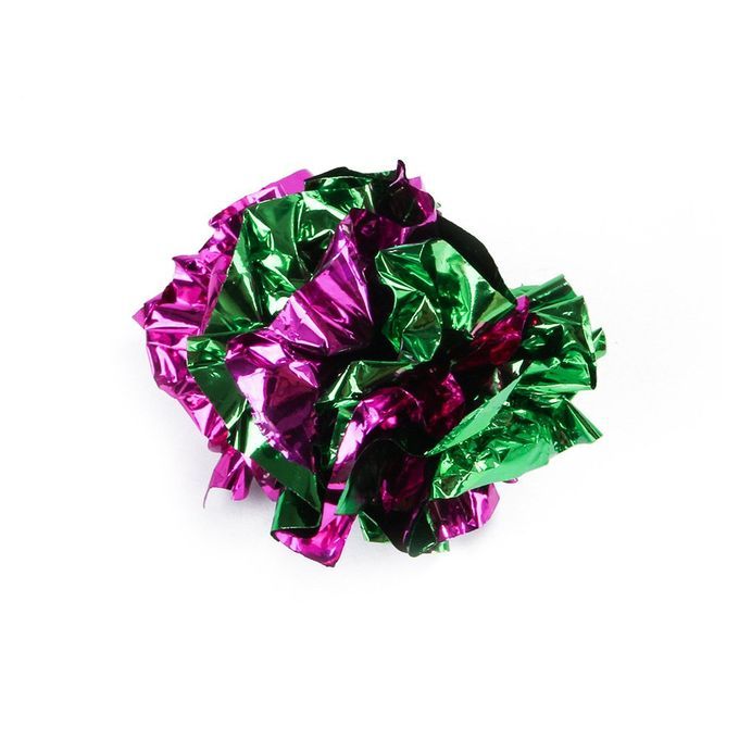 21pcs Cat Toy Two-way Tunnel Fish Interactive Feather Pusher Fluffy Rat Colorful