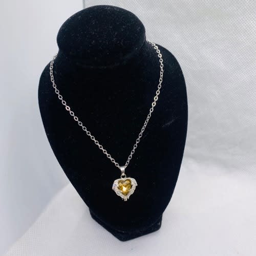 Caged Heart Pendant Necklace