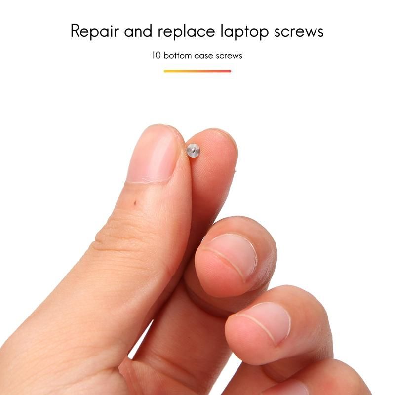 10 Pcs Bottom Case Screws for Macbook Pro Retina A1425 A1502 A1398 Screw Set 2012-2015 Years