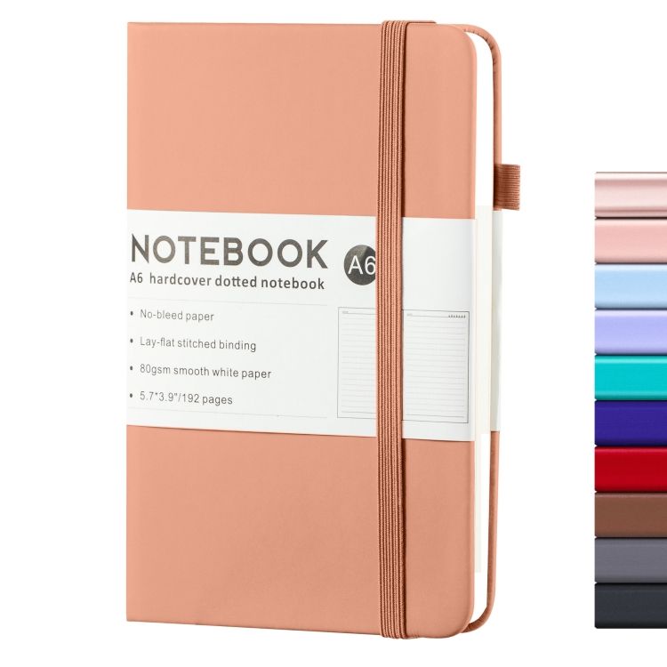 A6 PU Leather Notebook Business Notepad