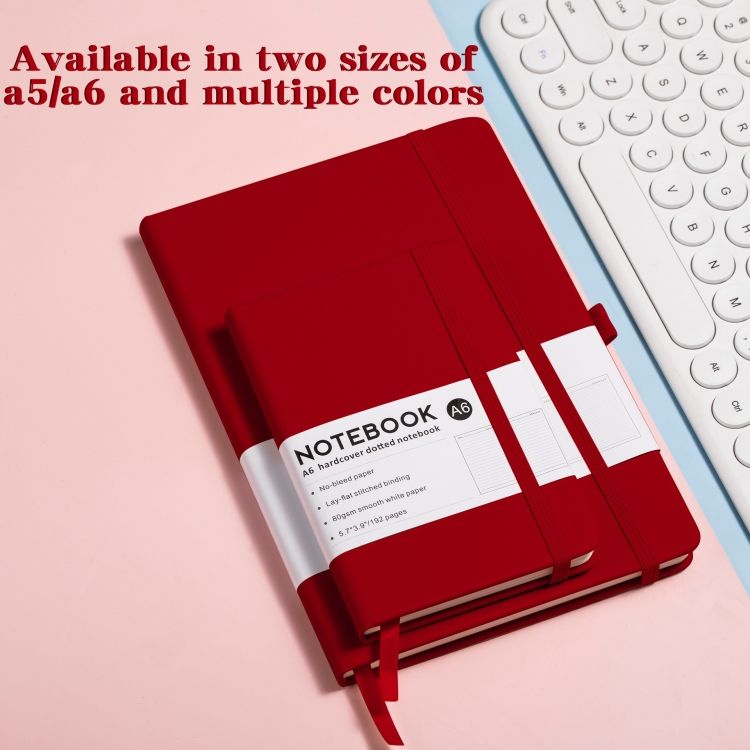A6 PU Leather Notebook Business Notepad