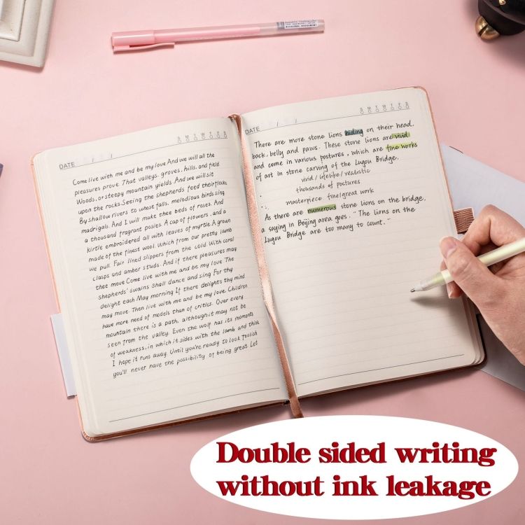 A6 PU Leather Notebook Business Notepad