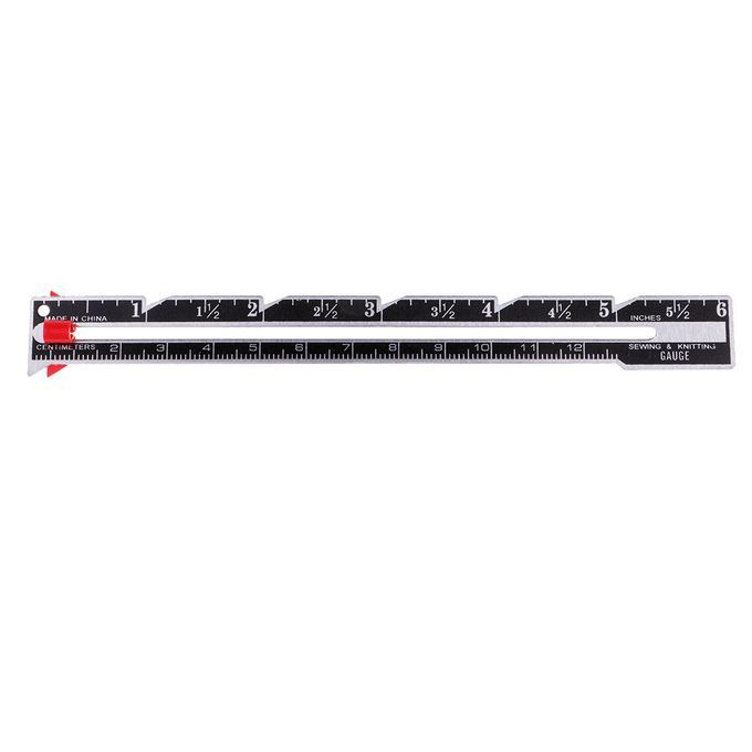 1Pcs 6 Sewing Measuring Gauge Quilting Garment Measuring Ruler Craft