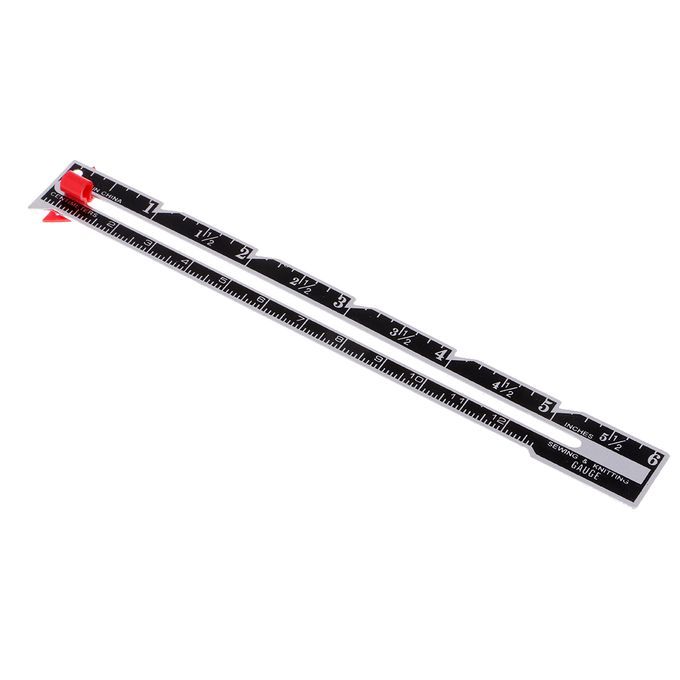 1Pcs 6 Sewing Measuring Gauge Quilting Garment Measuring Ruler Craft