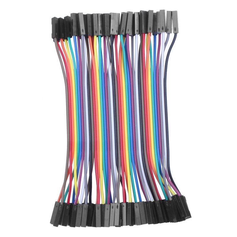 200pcs 10cm 2.54mm Female To Female Breadboard Jumper Wire
