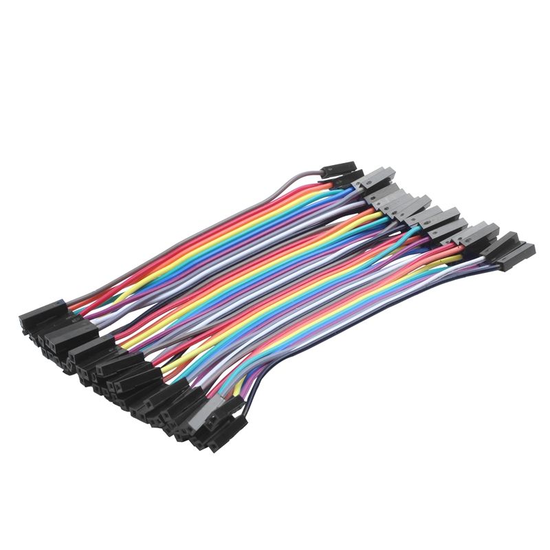 200pcs 10cm 2.54mm Female To Female Breadboard Jumper Wire