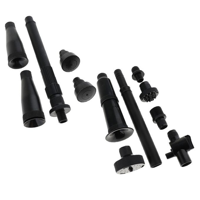 Pump Nozzles Set Aquarium Waterfall For Fish Tank Pond Garden Yard
