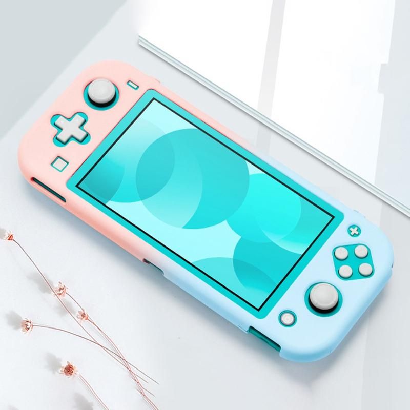 for Nintendo Switch Lite Protective Case Shell Colorful Cute Hard Back Cover Skin Game Console Accessories Purple-Blue