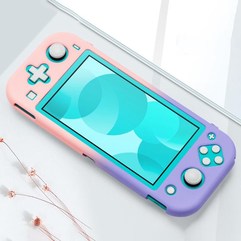 for Nintendo Switch Lite Protective Case Shell Colorful Cute Hard Back Cover Skin Game Console Accessories Purple-Blue