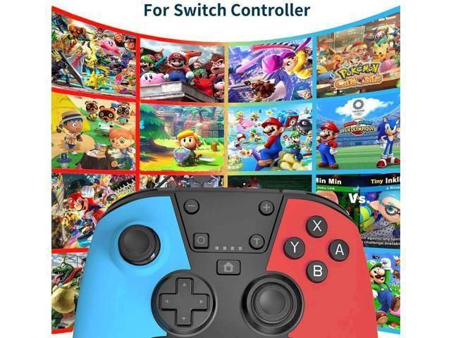 Wireless Controller Compatible With Switch Pro Switch Console Gamepad Joystick Support Gyro Axis Dual Vibration Turbo Capture Function Motion Control