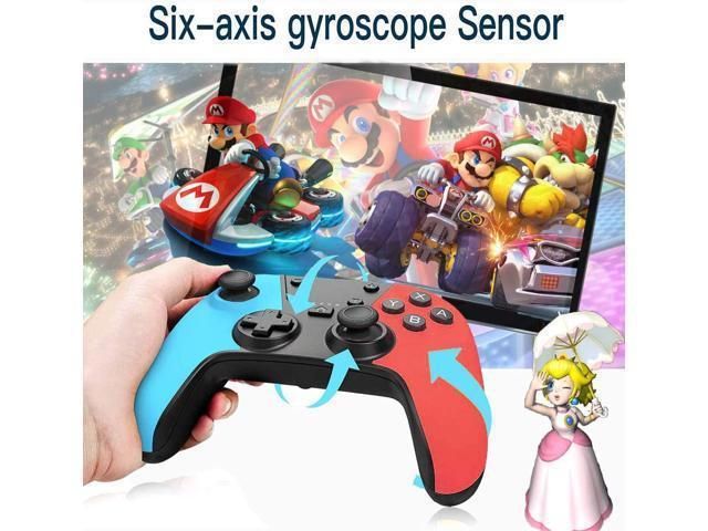 Wireless Controller Compatible With Switch Pro Switch Console Gamepad Joystick Support Gyro Axis Dual Vibration Turbo Capture Function Motion Control