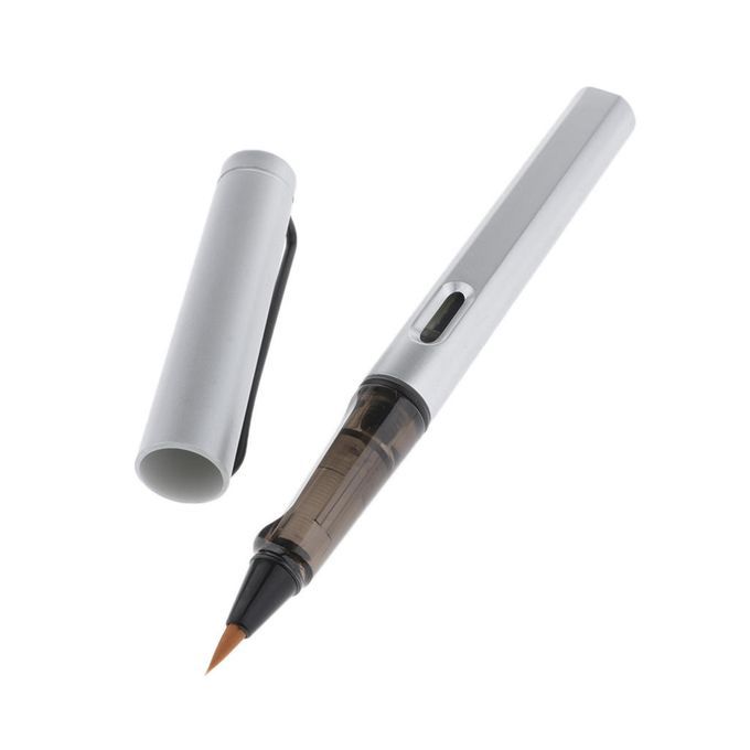 Artist Calligraphy Sumi Brush Pen Fountain Brush Pen Pocket Pen Silver