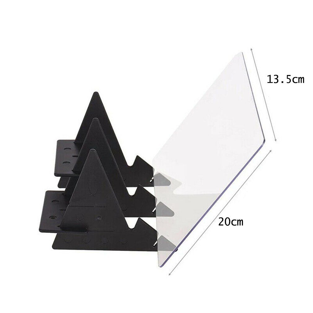 Tracking Projection Optical Drawing Board Sketch Mirror Facing Copy Table Reflection Light Image Board With Mobile Phone Bracket