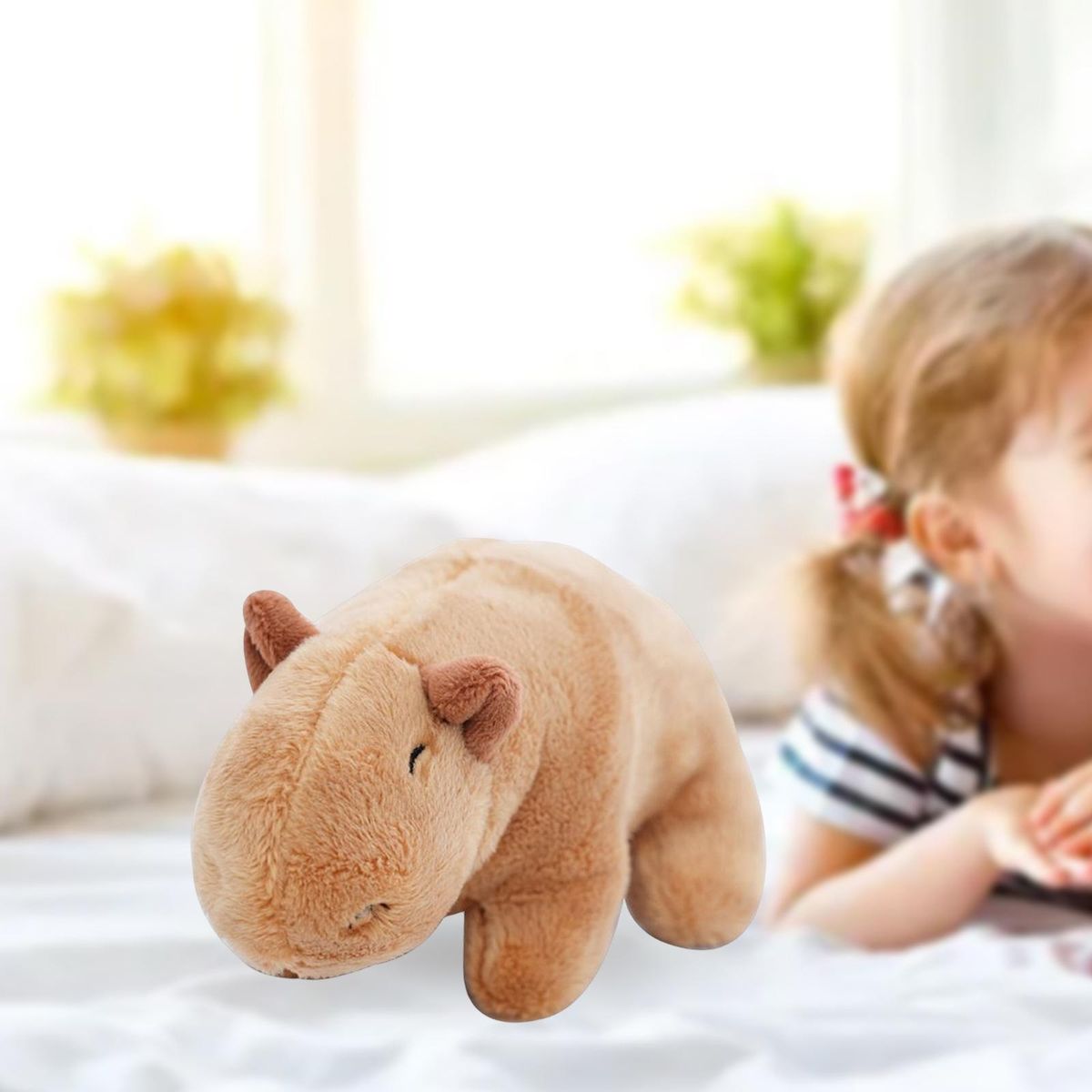 Capybara Plush Toy Cuddly Stuffed Animal Capybara Cute For