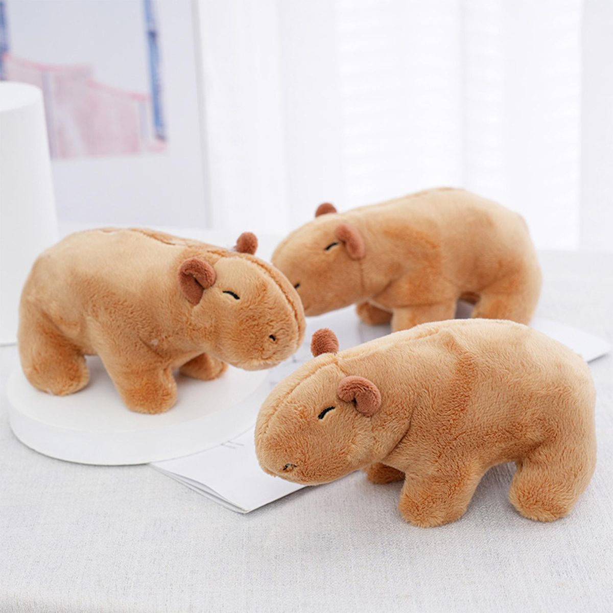 Capybara Plush Toy Cuddly Stuffed Animal Capybara Cute For