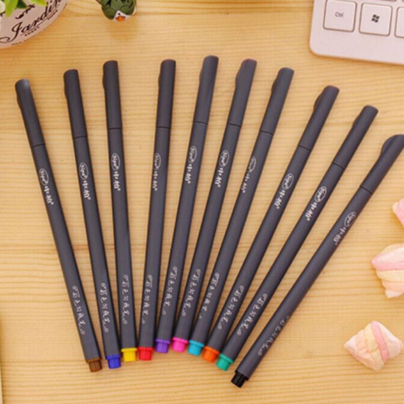10 Pcs Set Sipa Micron Color Pen Fine Line Drawing Pens