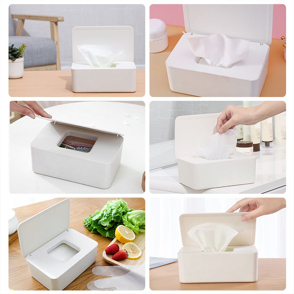 Disposable Mask Storage Box Dust-proof Flip Cover Mask Box