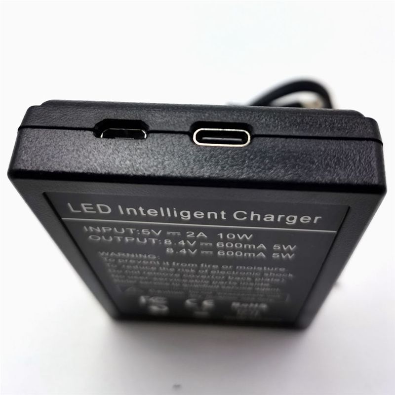 LP-E8 Charger LCD USB Dual Battery Charger for Canon EOS