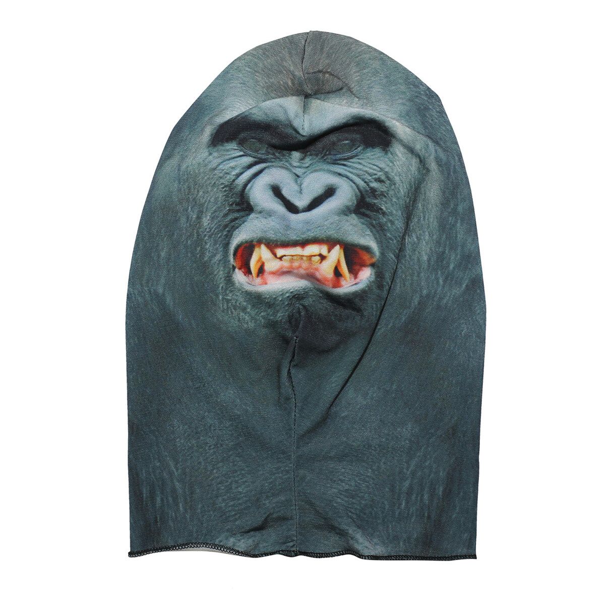 3D Gorilla Pattern Polyester Fleece Animal Character Cover Halloween Scary Cover Gorilla Angry